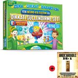 Adeda Yayıncılık Adeda 10 Yaş Dikkati Güçlendirme Seti Yeni + Kişiye Özel Isimli Ahşap Harry Potter Kitap Ayracı