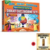 Adeda Yayıncılık Adeda 6 Yaş Dikkati Güçlendirme Seti YENİ + Kişiye Özel İsimli AHŞAP Harry Potter Kitap Ayracı
