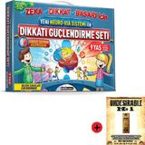 Adeda Yayıncılık Adeda 9 Yaş Dikkati Güçlendirme Seti Yeni + Kişiye Özel Isimli Ahşap Harry Potter Kitap Ayracı