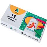 Adel 12 Renk (4280837000) Pastel Boya Kutu 50° C'ye Kadar Isıya Dirençli ve Ufalanmaz Özellikte