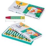 Adel 12 Renkli Pastel Boya 12 Adet Standart Ölçüler ile Yaratıcı Çizimler İçin - Çok Renkli