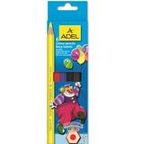 Adel 9540 6 Renk Tam Boy 2119540000 Jumbo Hexa Boya Kalemi