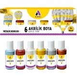 Adel Akrilik Boya 60X6 Metalik Renk