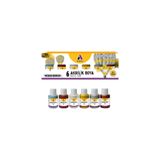 Adel Akrilik Boya Metalik, 6x25 ml, Renkli