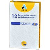 Adel Beyaz Tahta Kalemi 12'liset - Mavi - 12 Adet