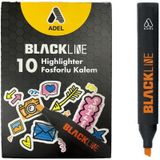 Adel Bl Fosforlu Kalem Turuncu 10'Lu 2201000130000
