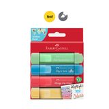 Adel Faber Castell 46 Pastel Renkler 4x Kart 2021 Fosforlu Kalem