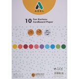 Adel Fon Kartonu, 25X35, Karışık, 10'lu - Çok Renkli - Genel - Genel
