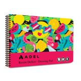 Adel Fun Karton Kapak Resim Defteri 25x35 cm 15 Yaprak 000077 Kırmızı