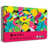 Adel Fun Karton Kapak Resim Defteri 35x50 cm 15 Yaprak 000078 Kırmızı