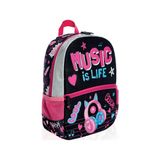 adel junior mini anaokul sırt çantası 25 cm x 11,5 cm x 34 cm music ıs life - Karışık-Çok Renkli