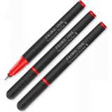 Adel Kırmızı Permanent S 0.4 mm 3 Adet Standart Asetat Kalemi