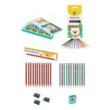 Adel Kuru Boya Karton Kutu Tam Boy 12 Renk Adel Pastel Boya 12 Renk Boyama Seti Kırmızı Boya Kalemi
