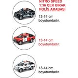 Adel Nıitro Speed 1:36 Çek Bırak Polis Arabası 3'lü
