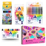 Adel Okul Öğrenci Boyama Seti ABS-002 Pembe