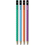 Adel Pattern 4'lü Set Kurşun Kalem