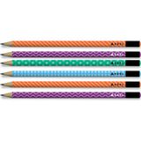Adel Pattern Yuvarlak Kurşun Kalem 2b 6'lı