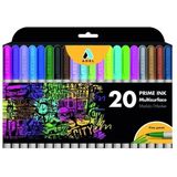 Adel Prime Ink Multisurface 20'li Karma Marker