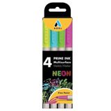 Adel Prime İnk Multisurface Markör Kalem Seti Neon 4Lü