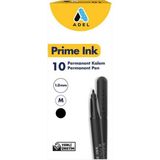Adel Prime Ink Permanent M 10'lu Asetat Kalem - Siyah - 1 Adet