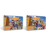 Adel Rafadan Tayfa Spiralli Karton Kapak Resim Defteri 25X35CM 15 Yaprak 2345000054 (12 Li Paket) - Karışık