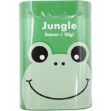 Adel Renkli Hayvanlar Jungle Büyük Silgi 5,5 cm Uzunluk 3 cm En 4 cm Genişlik Eğlenceli Tasarım