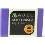 Adel Soft Eraser Silgi 2B-4B 008-Mor