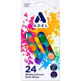 Adel Sulu Boya 24 Lü - Çok Renkli