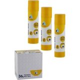 Adel Yapıştırıcı Stick 36GR 3 Adet Sarı Renk Solvent İçermeyen Güvenli Kullanım