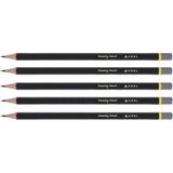 Adel Yayınları Dereceli Çizim Kalemi 3b - 5'li Set - Karışık-Çok Renkli - standart