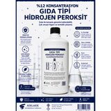 Adelaide Gıda Tipi Hidrojen Peroksit %12 (Analiz Sertifikalı)
