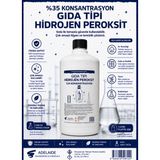 Adelaide Gıda Tipi Hidrojen Peroksit %35 Konsantrasyon (Analiz Sertifikalı)