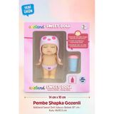 Adeland Sweet Doll Uykucu Bebek 10 Cm – Kutu 14×10×5 Cm (Pembe Şapka - Göz Desenli)