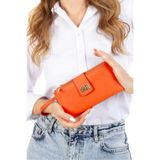 Adelina Bags Kadın Venesia Kağıt Bozuk Para Kartlık Bölmeli Kilitli Bilek Askılı Portföy Cüzdan