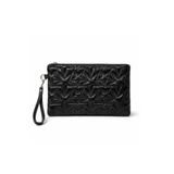 Adelina Bags Yıldız Nakış İşlemeli Portföy El Çantası Bilek Askılı Saten Astarlı Clutch Çanta