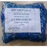 adelinspor Minyatür Kale Filesi 200/250/80Cm 10*10 Göz 2,5 Mm Renkli