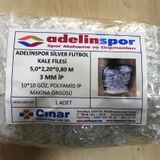 Adelinspor Silver 5,0x2,20x0,8 m Futbol Kale Filesi