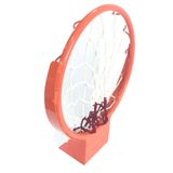 Adelinspor Solid Kancalı 45 cm Sabit Basketbol Çemberi 4 mm Floş İp Basketbol Filesi Hediyeli