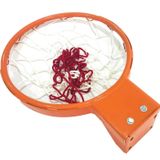 Adelinspor Solid Kancalı 45 cm Yaylı Basketbol Çemberi 4 mm Floş İp Basketbol Filesi Hediyeli