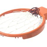Adelinspor Standart Halkalı 45 cm Sabit Basketbol Çemberi 4 mm Floş İp Basketbol Filesi Hediyeli