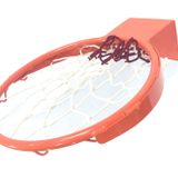 Adelinspor Standart Kancalı 45 cm Sabit Basketbol Çemberi 4 mm Floş İp Basketbol Filesi Hediyeli