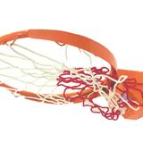 Adelinspor Standart Kancalı 45 cm Yaylı Basketbol Çemberi 4 mm Floş İp Basketbol Filesi Hediyeli
