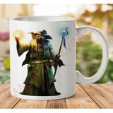 Adell A2593 Wizard Baskılı Seramik Kupa Bardak