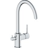 Adell Aqua Bagno Ronda Arıtma Çıkışlı Krom 3-8 Mutfak Bataryası