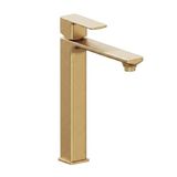 Adell Bloc Uzun Lavabo Bataryası Mat Altın Fırçalı (Brushed Gold) Modern Lavabo Musluğu | 159401518