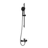 Adell Mode S Sürgülü Duş Seti + Lento Banyo Bataryası – Mat Siyah | 2 Parça Tam Set | Ads.35.02.03.01