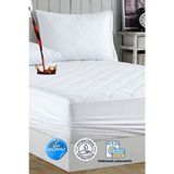 Adelya Micro Kapitone Fitted Full Kenar Su Sıvı Geçirmez Alez Yatak Koruyucu Çarşaf Tek Çift Battal - Beyaz - 70 x 110 cm