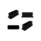 Adem Koç 20x80 Mm Plastik Dikdörtgen Içe Geçme Profil Tapası (kutu) (4 Adet)