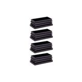 Adem Koç 4'lü 40x80 mm Plastik Dikdörtgen İçe Geçme Profil Tapası