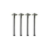 Adem Koç 60'lık Krom Kaplama Parlak Metal Masa Ayağı 71 Cm 4'lü